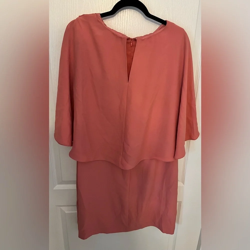 Ralph Lauren Asymmetrical Coral Dress - Picture 2 of 4